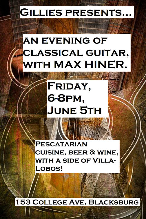 Max Hiner CLassical guitar